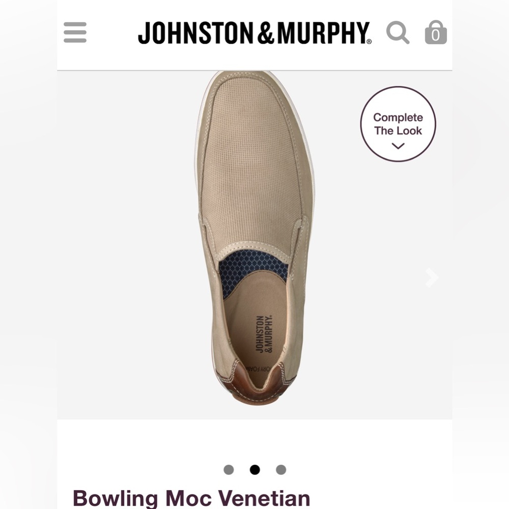 Johnston & Murphy Bowling Moc Venetian
